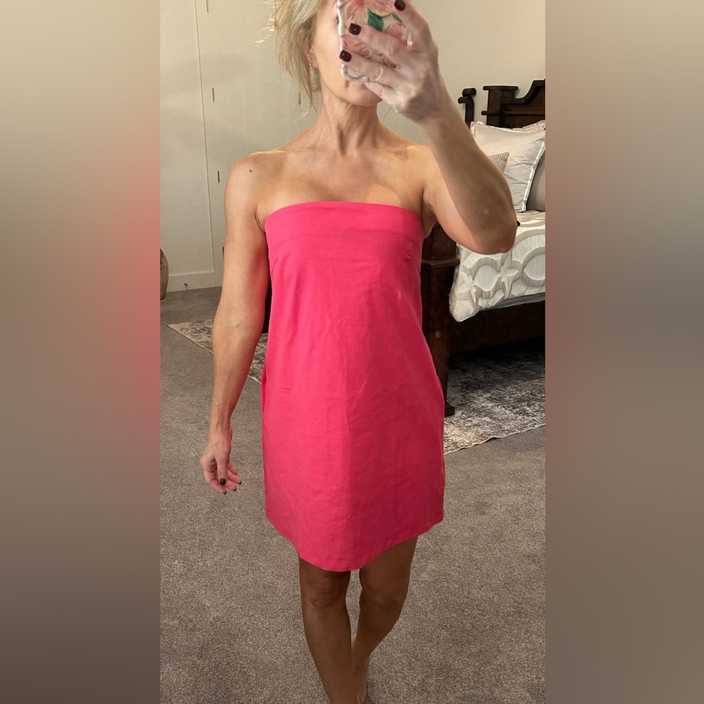 Vibrant Pink Sleeveless Dress